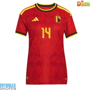 Billiga Belgien Dodi Lukebakio #14 Hemmatröja Dam VM 2026 Kortärmad